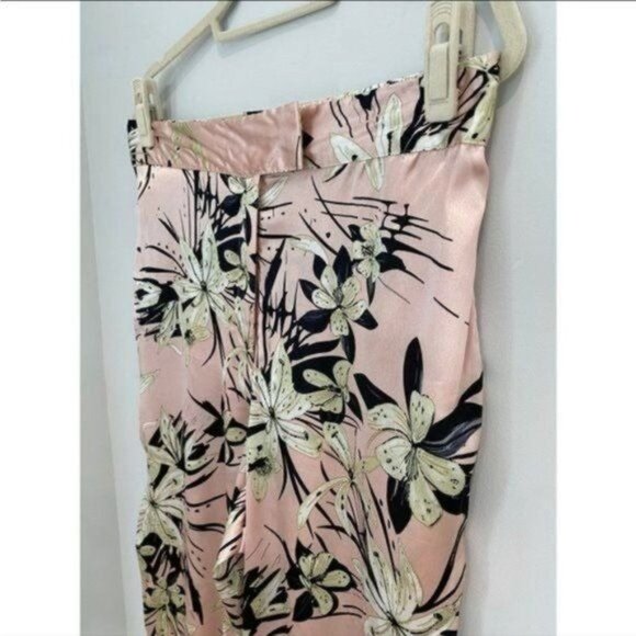 Castaluna Floral Silk Like Wide Leg Pants - Picture 5 of 8
